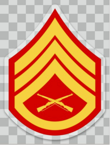 USMC Rank Stickers