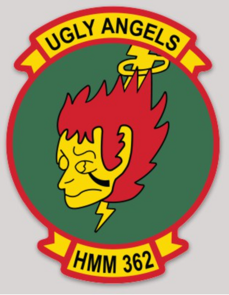 Officially Licensed HMM-362 Ugly Angles Sticker