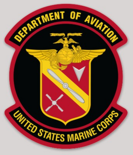 Officially Licensed USMC Department of Aviation Sticker