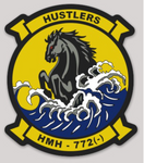 Officially Licensed USMC HMH-772 Hustlers sticker