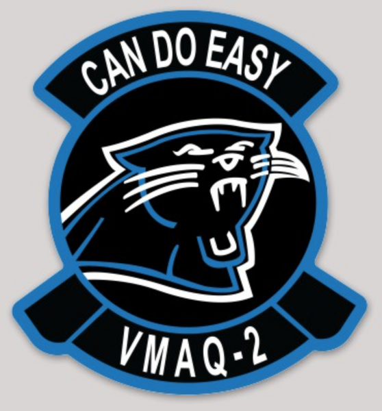 Officially Licensed USMC VMAQ-2 Panthers Squadron Sticker