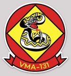 Officially Licensed USMC VMA-131 Diamondbacks Sticker