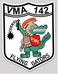 Officially Licensed USMC VMA-142 Flying Gators Sticker