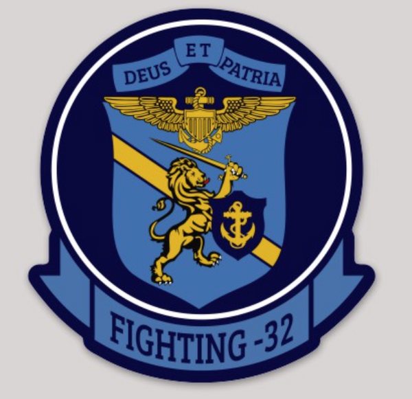 Officially Licensed US Navy VF-32 / VFA-32 Swordsmen Sticker