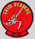 Officially Licensed US Navy VF-101 Grim Reapers Sticker