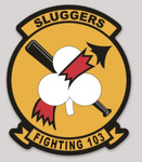 Officially Licensed US Navy VF-103 Sluggers Sticker
