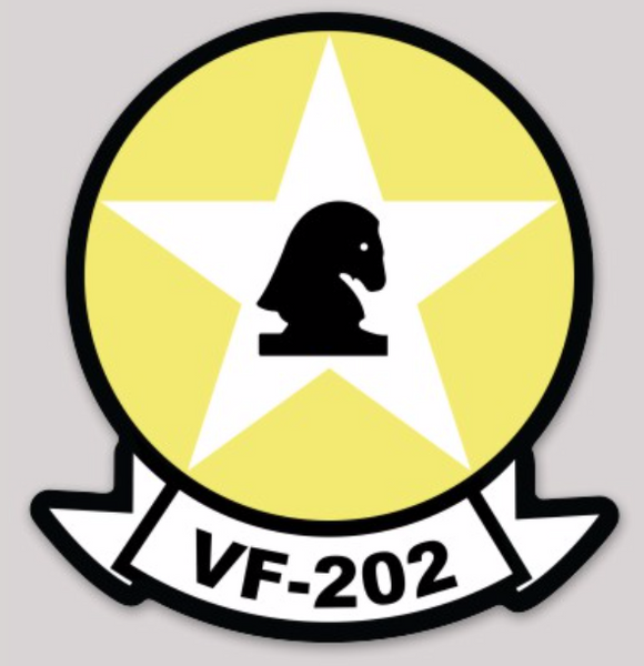 Officially Licensed US Navy VF-202 Superheats Sticker