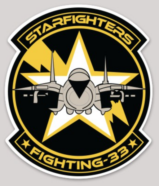 Officially Licensed US Navy VF-33 Starfighters Sticker
