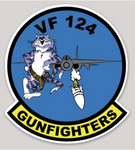 Officially Licensed US Navy VF-124 Gunfighters Sticker