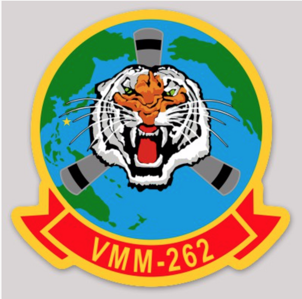 Officially Licensed USMC VMM-262 Flying Tigers Sticker