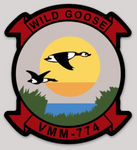 Officially Licensed USMC VMM-774 Wild Goose Sticker