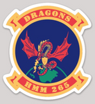 Officially Licensed HMM-265 Dragons Sticker