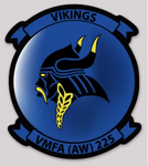 Officially Licensed USMC VMFA(AW)-225 Vikings Sticker