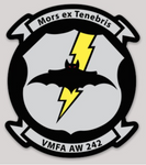 Officially Licensed USMC VMFA(AW)-242 Bats Sticker
