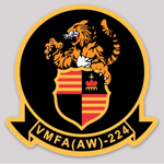 Officially Licensed USMC VMFA(AW)-224 Bengals Sticker