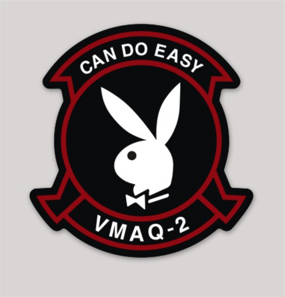 Officially Licensed USMC VMAQ-2 Playboys Sticker