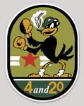 US Navy VA-45 Blackbirds Sticker