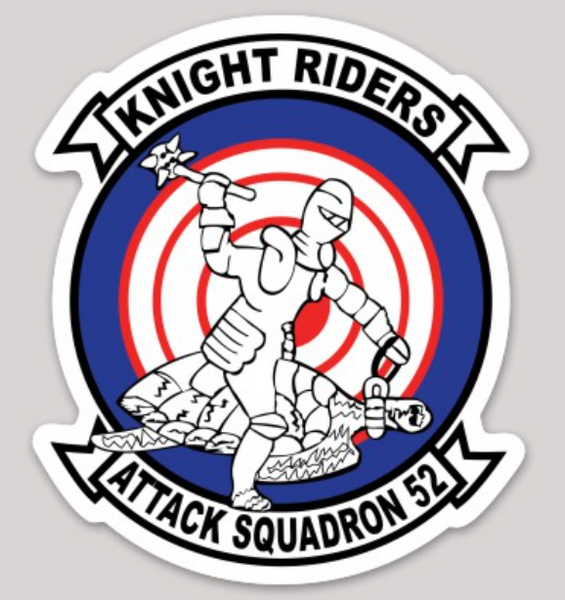 US Navy VA-52 Knight Riders Sticker