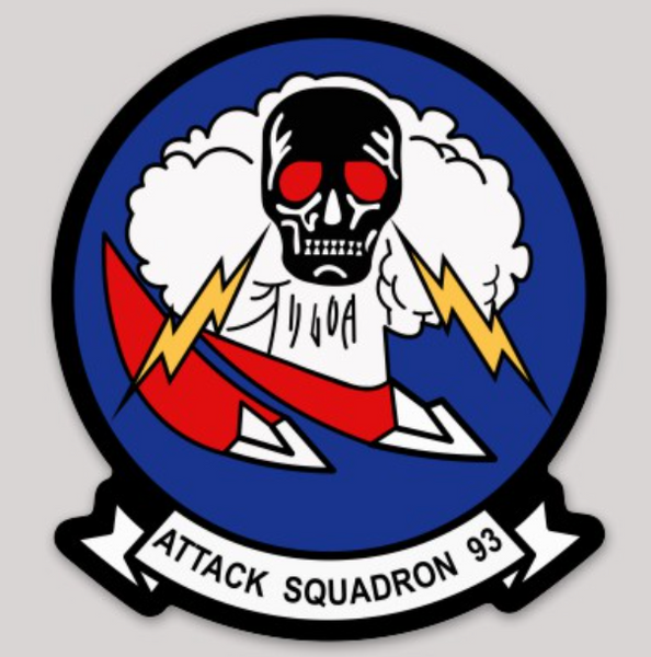 US Navy VA-93 Blue Blazers Sticker