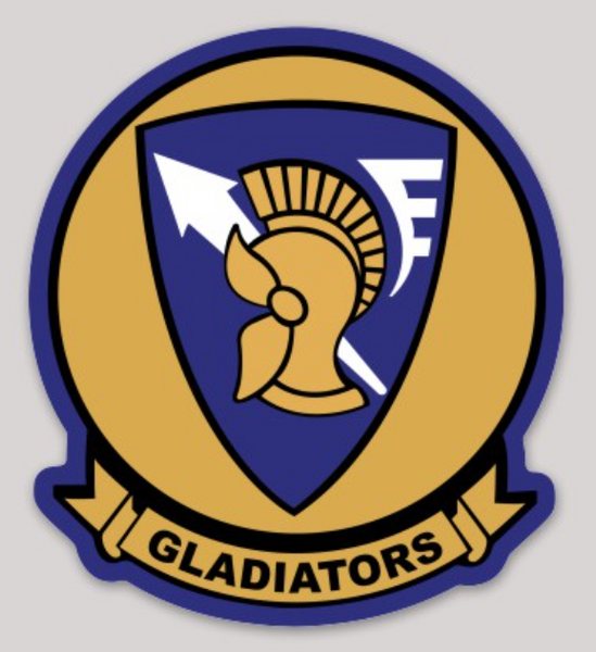 Officially Licensed US Navy VA-106 Gladiators Sticker