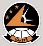 US Navy Official VA-115 Eagles Sticker