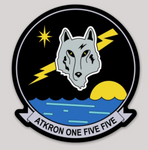 US Navy Official VA-155 Silver Foxes Sticker