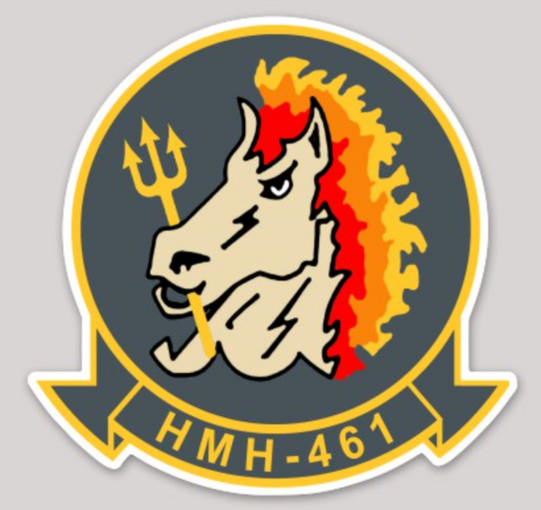 Officially Licensed HMH-461 Iron Horse Sticker