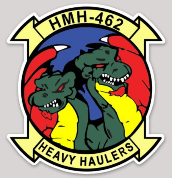 Officially Licensed USMC HMH-462 Heavy Hauler Sticker