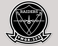 VMGR-352 Raiders Patch – Sew On, 4.5, Marines