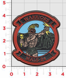 Officially Licensed USMC MALS-24 Warriors Leather Patch