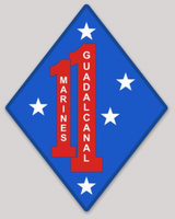 Officially Licensed USMC 1st Marine Regiment Sticker