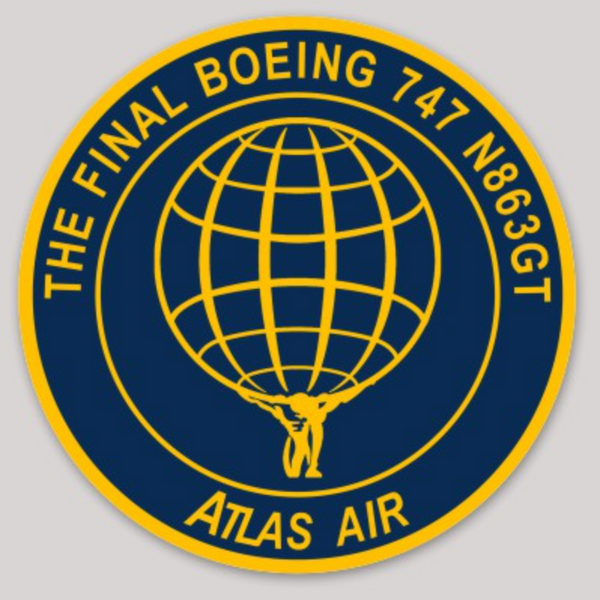 The Final Boeing 747 Atlas Air Sticker