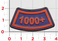 Flight Hours Leather Tab Patches