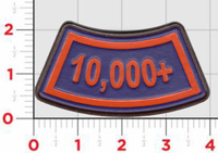 Flight Hours Leather Tab Patches