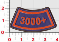 Flight Hours Leather Tab Patches