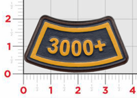 Flight Hours Leather Tab Patches