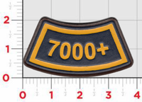 Flight Hours Leather Tab Patches