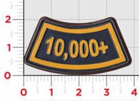 Flight Hours Leather Tab Patches