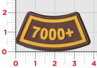 Flight Hours Leather Tab Patches