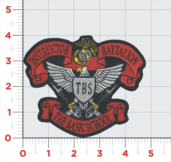 Officially Licensed USMC The Basic School (TBS) Instructor Patch