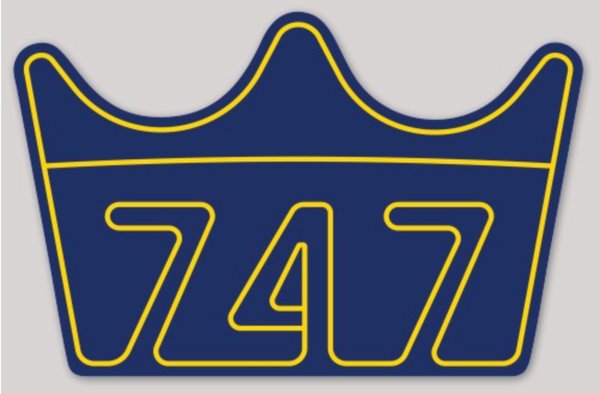 The Final 747 Queen of the Skies Sticker