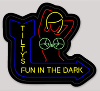 Tilty's Fun in the Dark Sticker