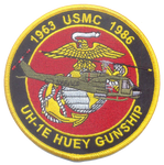 Officially Licensed USMC UH-1E Huey Gunship Commemorative Patch