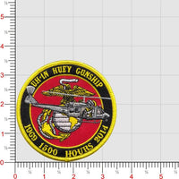 Officially Licensed USMC UH-1N Huey Gunship Hours Patch