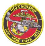 Officially Licensed USMC UH-1N Huey Gunship Commemorative Patch