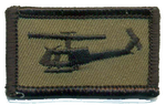 UH-1 Huey Tab patch- With Hook and Loop