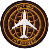 Boeing 747 Driver Leather Patch