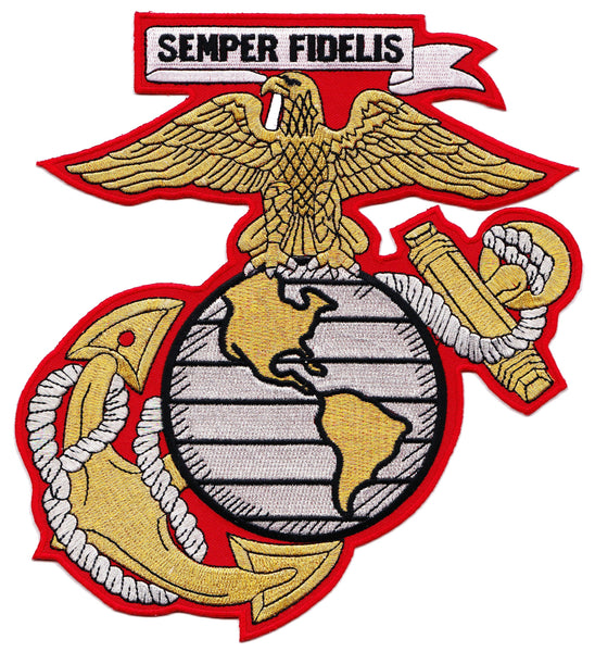Officially Licensed USMC 7.5" Large Embroidered EGA Patch
