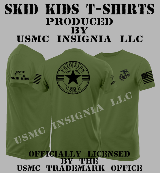 Officially Licensed USMC Skid Kids T-shirt for 2018