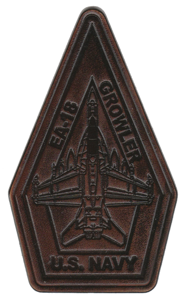 Officially Licensed US Navy E/A-18 Leather patches